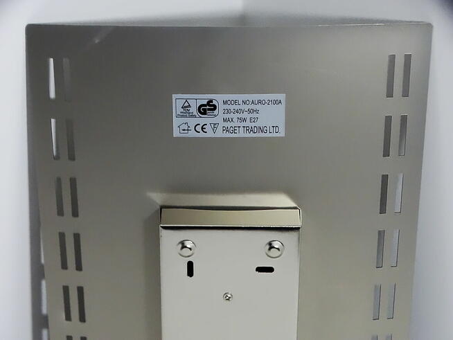 Lampa naścienna kinkiet + 2 żarówki 60W