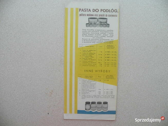 Reklama z PRL-u - TECHNO-CHEMIA Poznań