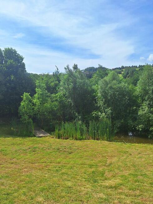 DZIAŁKA BUDOWLANA 28 AR Z POZWOLENIEM NA BUDOWĘ ZE STAWEM