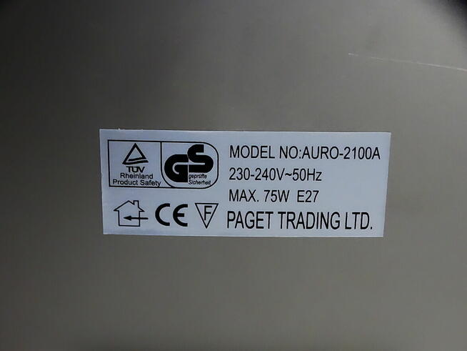 Lampa naścienna kinkiet + 2 żarówki 60W