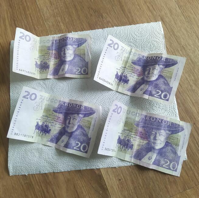20 Koron/ SZWECJA ,FIFTY PENCE (50)-2003,FIVE PENCE (5)-2014