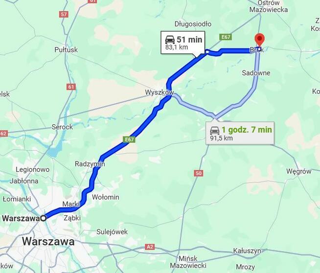 Duża zabudowana działka 3 707 m2 w mieście Brok, 330 000 zł