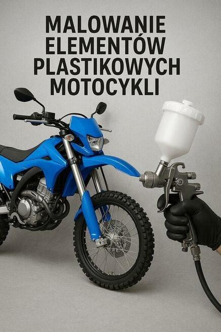 Malowanie elementów plastikowych motocykli