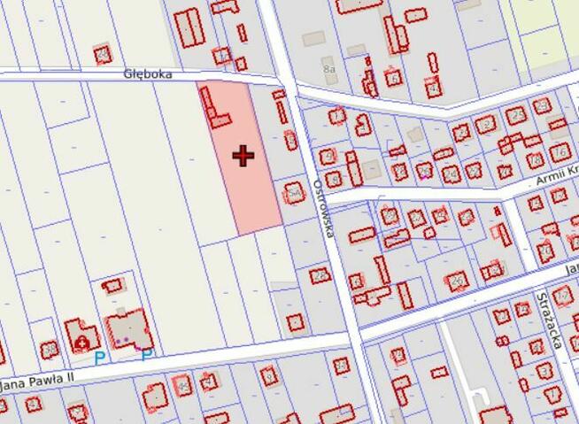 Duża zabudowana działka 3 707 m2 w mieście Brok, 330 000 zł
