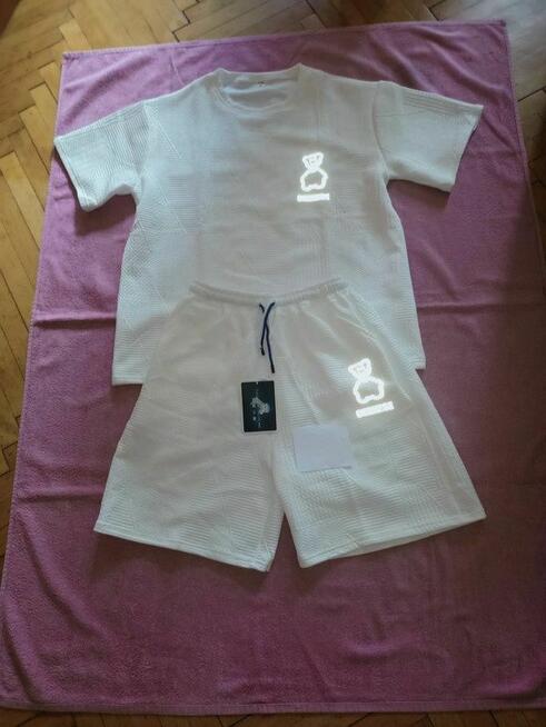 Komplet Bawełniany Beer Premium Gofrowy Biały Roz.XL