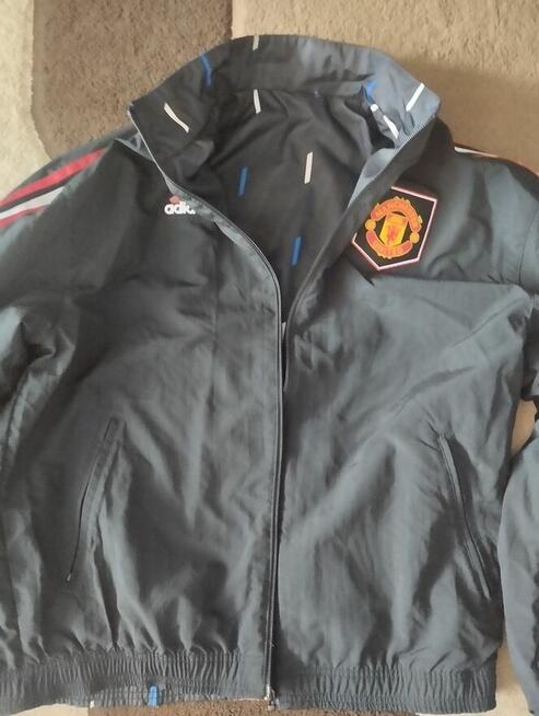 HIT Bluza ortalion Manchester United, Adidas, dwustronna