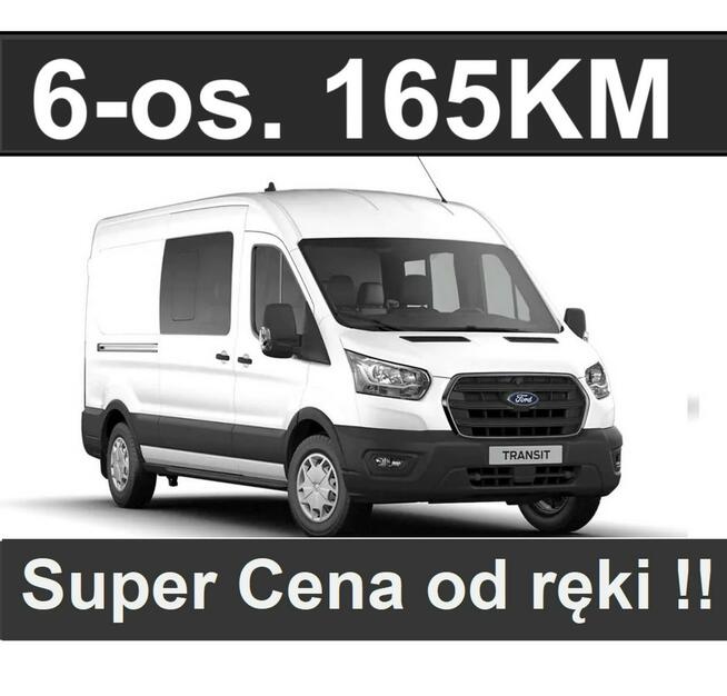 Ford Transit L4H3 6-os. Brygadowy 165KM  Super Niska Cena  ! 1902 zł Od ręki !
