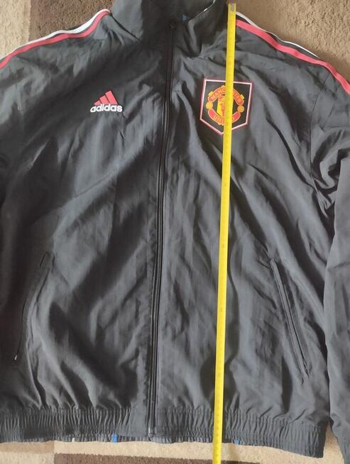 HIT Bluza ortalion Manchester United, Adidas, dwustronna