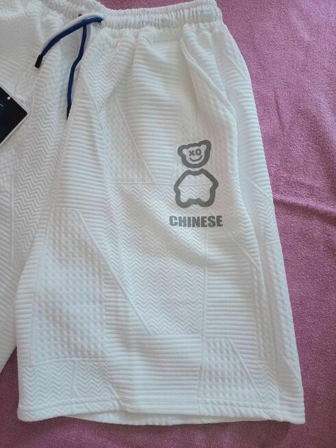 Komplet Bawełniany Beer Premium Gofrowy Biały Roz.XL