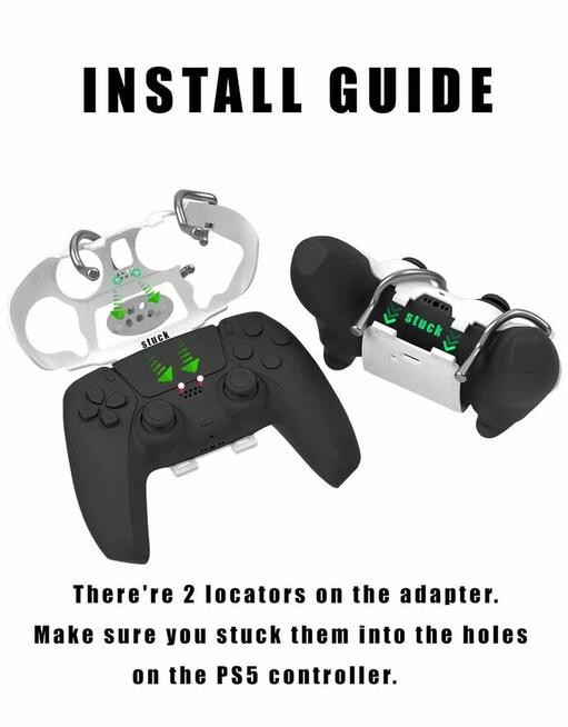 Nakładka łopatki do kontroler pad konsoli PlayStation 5 PS5