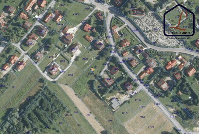 Działka budowlana o pow. 23,42 ar. Nowy Sącz ul. Ruczaj