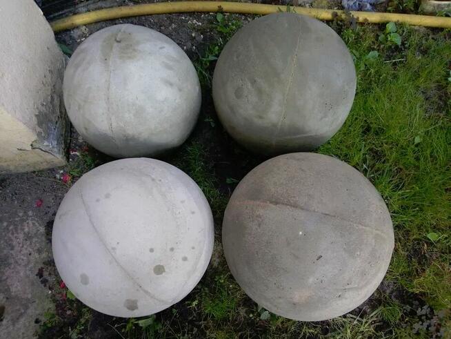 Kula betonowa ogrodowa cementowa 45cm kule na ogrodzenie