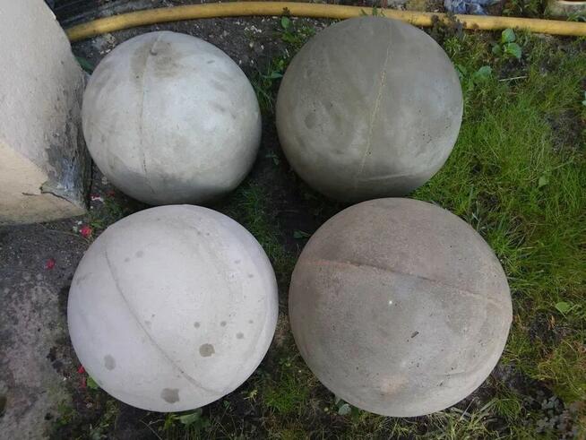 Kula betonowa ogrodowa cementowa 50cm kule na ogrodzenie
