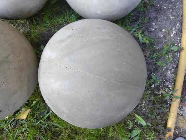 Kula betonowa ogrodowa cementowa 50cm kule na ogrodzenie