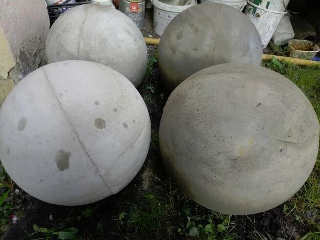 Kula betonowa ogrodowa cementowa 45cm kule na ogrodzenie