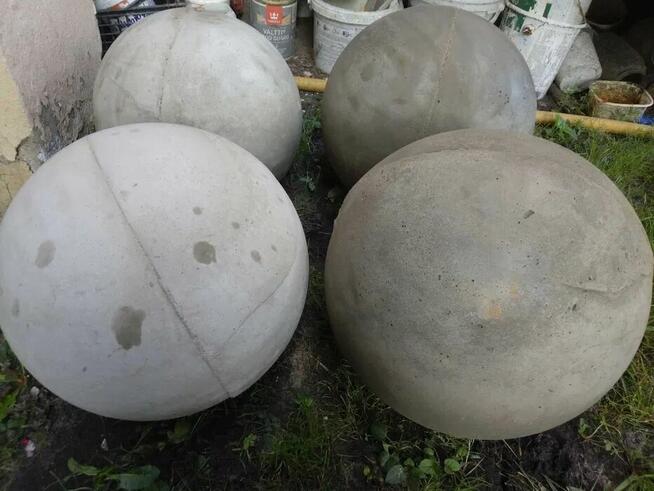Kula betonowa ogrodowa cementowa 50cm kule na ogrodzenie