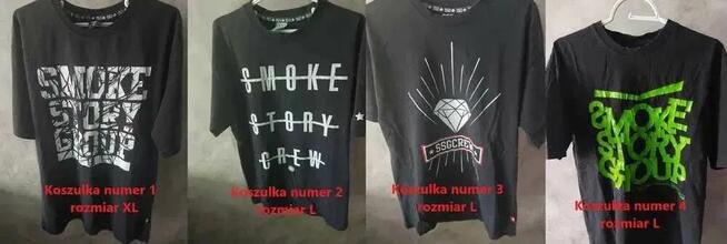 Zestaw koszulek Smoke Story Group BOR WK Dzik odbiór wysyłka