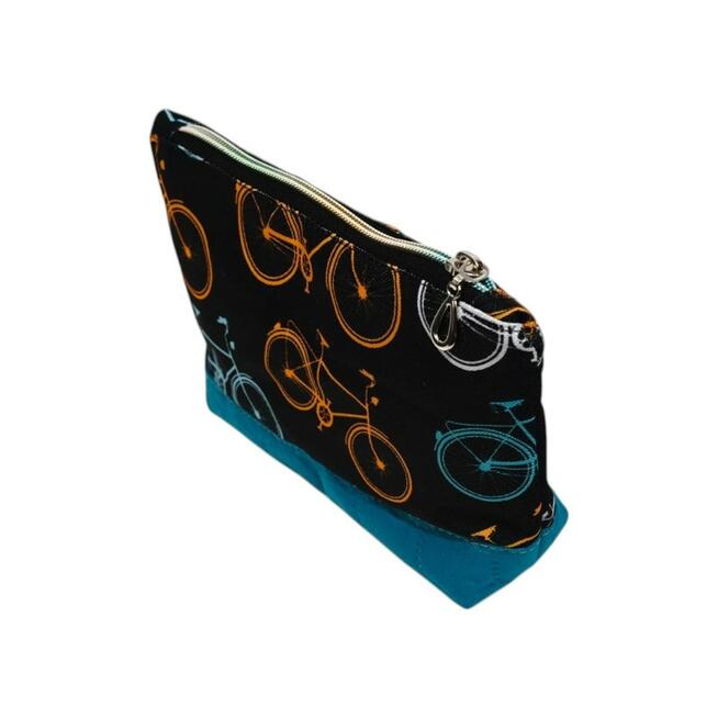 Mała Kosmetyczka z Motywem Rowerów - 19x13x5cm Rozmiar S