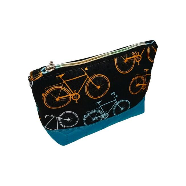 Mała Kosmetyczka z Motywem Rowerów - 19x13x5cm Rozmiar S