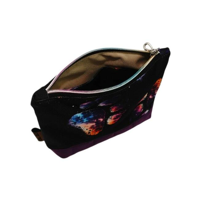 Mała Kosmetyczka Kolorowa Łapka - 19x13x5cm Rozmiar S