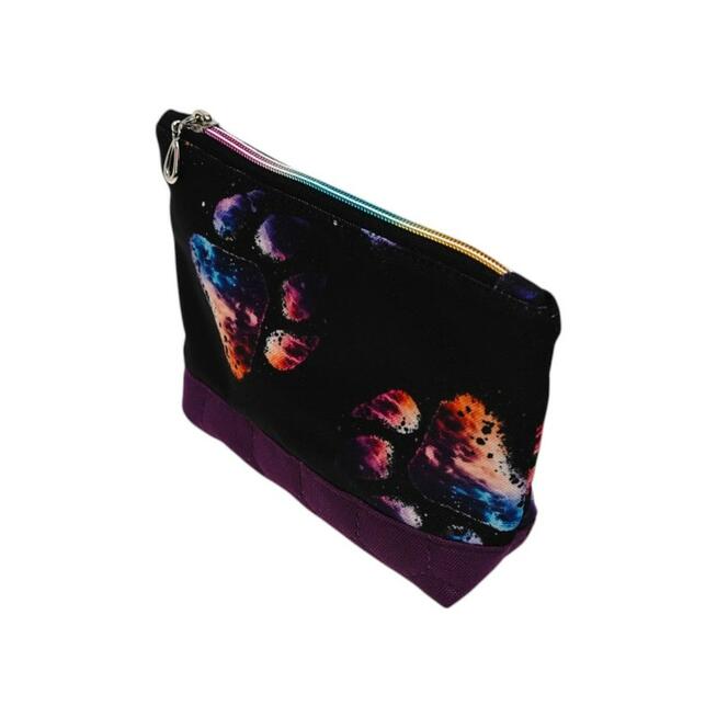 Mała Kosmetyczka Kolorowa Łapka - 19x13x5cm Rozmiar S