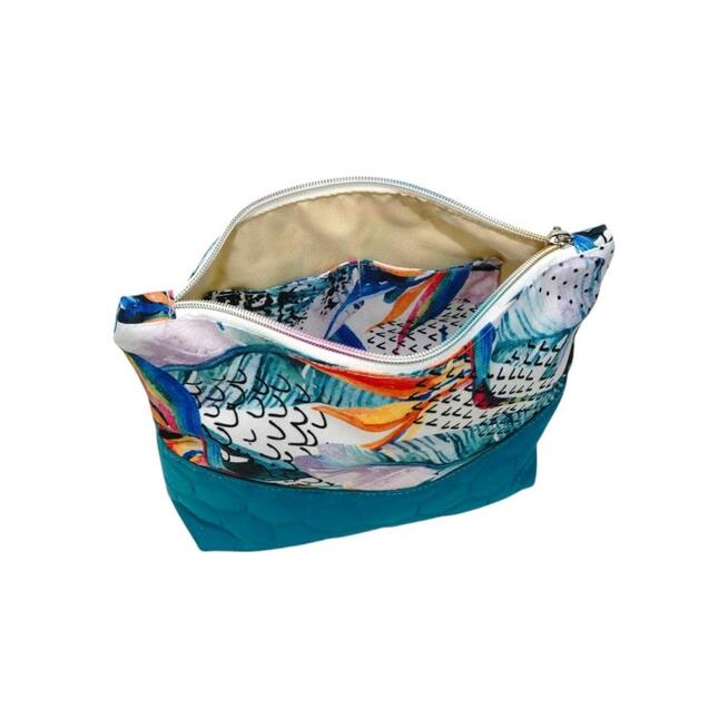 Kosmetyczka Tropikalna Abstrakcja - 25x20x7cm Rozmiar M