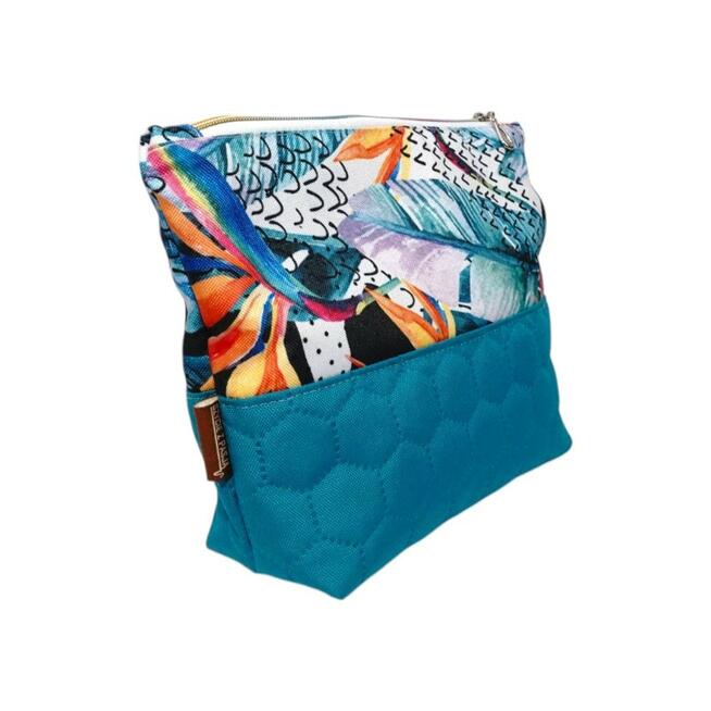 Kosmetyczka Tropikalna Abstrakcja - 25x20x7cm Rozmiar M