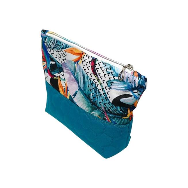 Kosmetyczka Tropikalna Abstrakcja - 25x20x7cm Rozmiar M