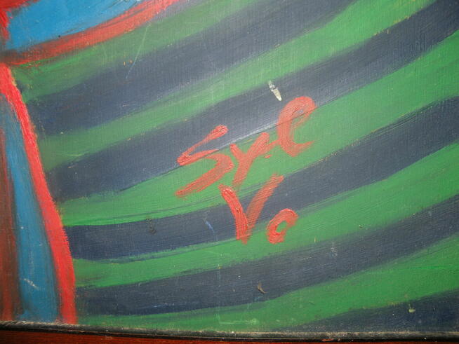 Obraz olejny - Klaun - 75x52 cm - Sygnowany