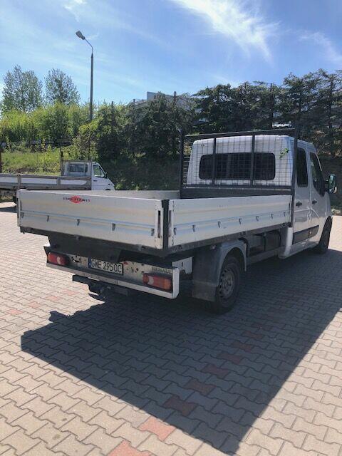 Renault master Doka brygadowka skrzynia 7 osob lub pomoc dro