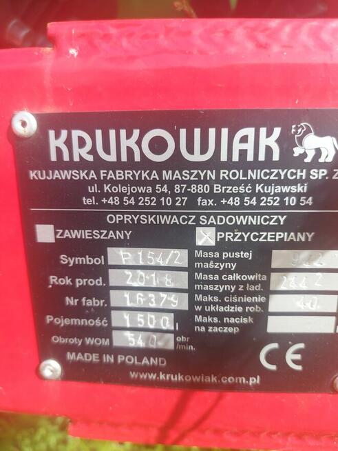 Opryskiwacz sadowniczy Krukowiak