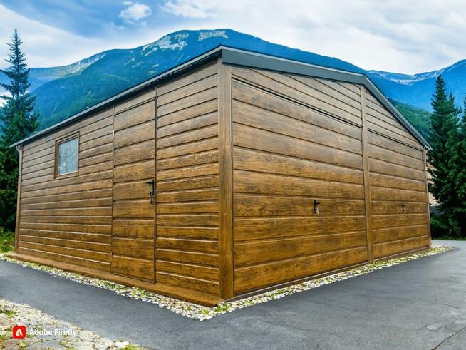 Garaże blaszane wiaty śmietnikowe i domki narzędziowe