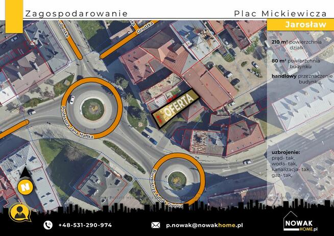 Jarosław – Centrum, pl. Mickiewicza – Lokal inwestycyjny z p