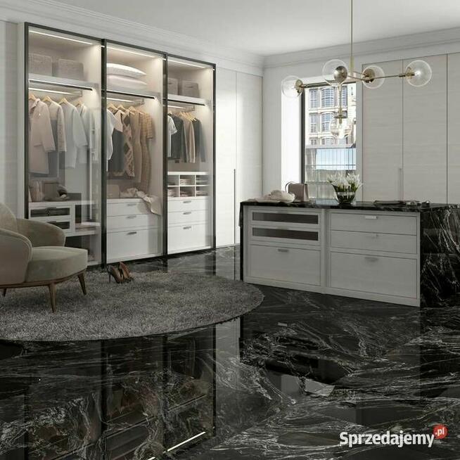 Płytki Granit Oscuro Mist polerowany 40x40x1 cm