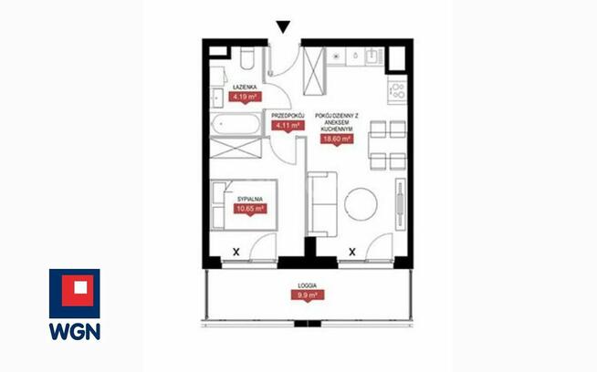 Mieszkanie Warszawa Mokotów, Wołoska