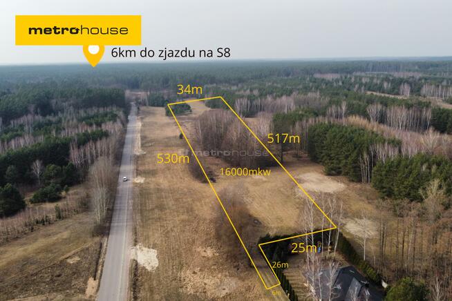 Działka budowlana 16 000m² inwestycja 52zł za metr