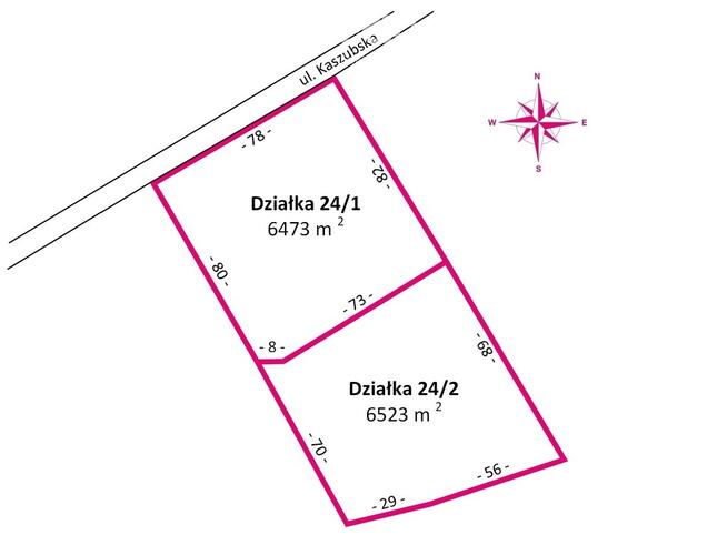 Działka budowlana w Czmoniu k. Kórnika do 8 domów