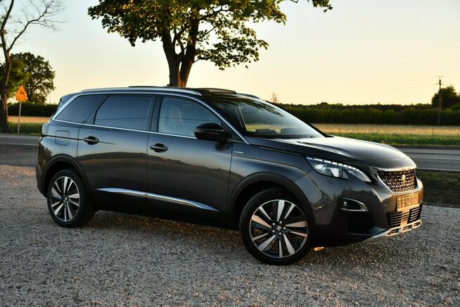 Peugeot 5008 GT Line#1.2i#130PS#Pano#Navi#Asystenty#Kamera#Skóry#ASO#1 Rok Gwarancj