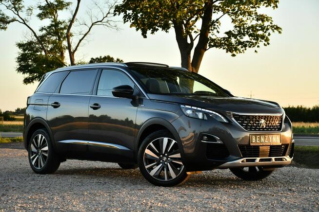 Peugeot 5008 GT Line#1.2i#130PS#Pano#Navi#Asystenty#Kamera#Skóry#ASO#1 Rok Gwarancj