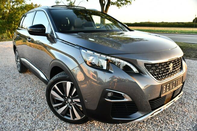 Peugeot 5008 GT Line#1.2i#130PS#Pano#Navi#Asystenty#Kamera#Skóry#ASO#1 Rok Gwarancj