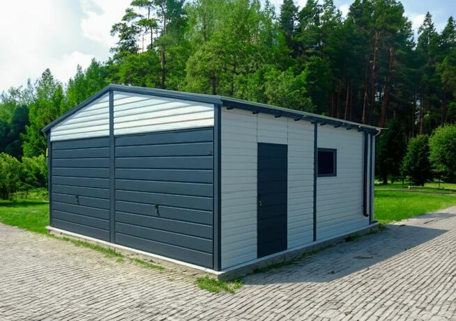 Garaże blaszane wiaty śmietnikowe i domki narzędziowe