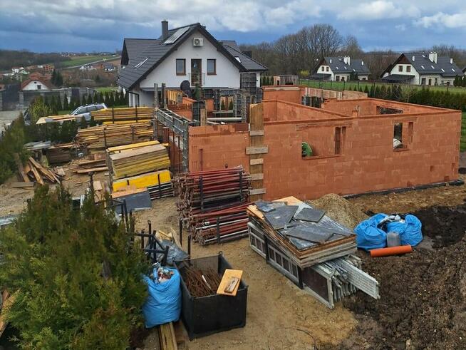 Budowa domu SSO, fundamenty, żelbety, roboty ziemne, Kraków,