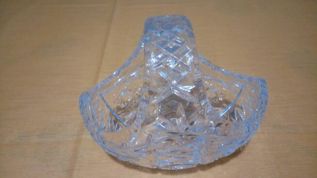 Koszyk kryształowy o śr.15 cm