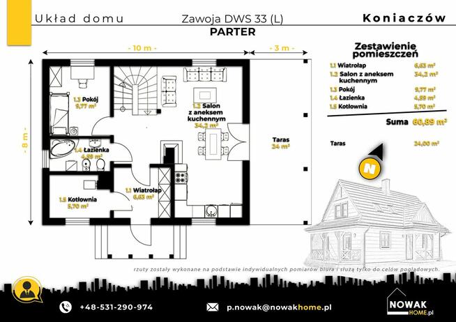 Koniaczów. Nowy Dom w Stylu Góralskim