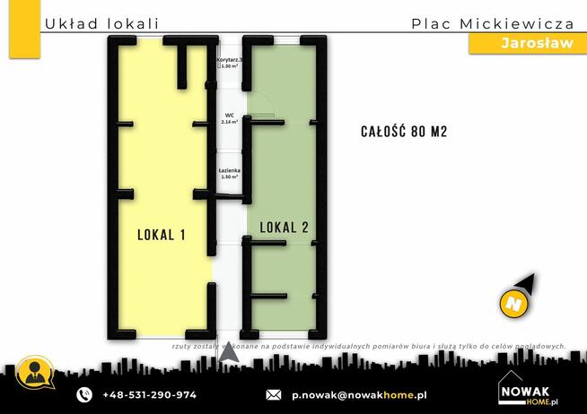 Jarosław – Centrum, pl. Mickiewicza – Lokal inwestycyjny z p