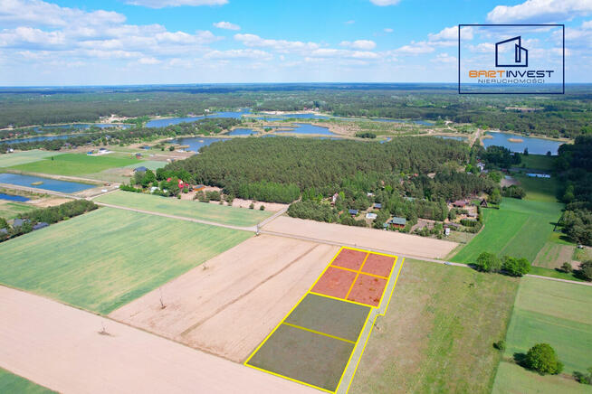 Działki letniskowe z MPZP - 1 km od jeziora, 2 km od rzeki