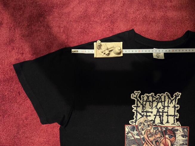 Koszulka NAPALM DEATH Rozm. L/XL Jak Nowa