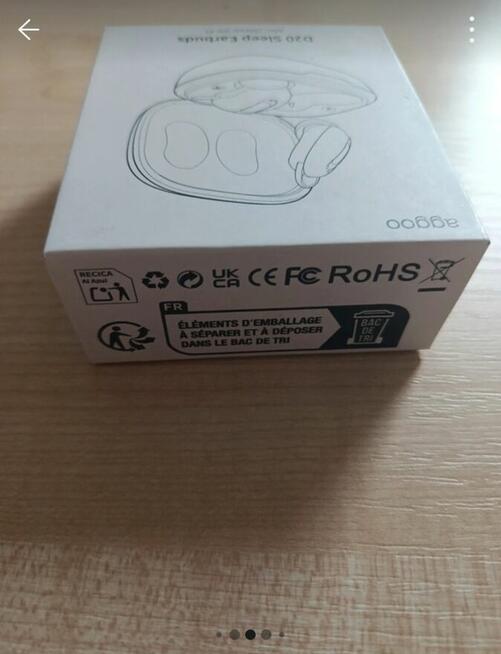 Nowe słuchawki do spania Aggoo D20 ANC Bluetooth Płaskie