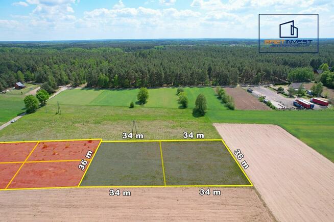 Działki letniskowe z MPZP - 1 km od jeziora, 2 km od rzeki