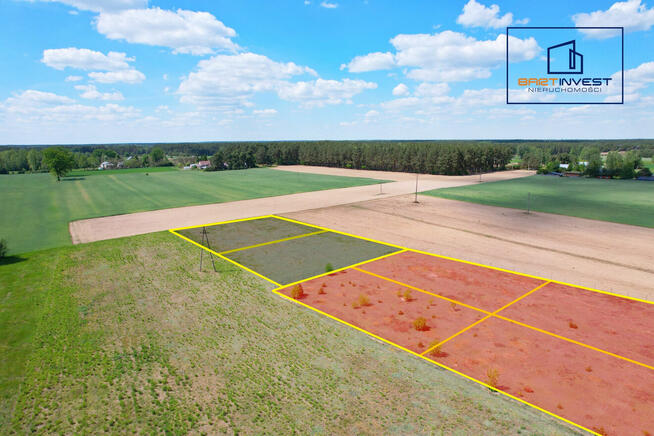 Działki letniskowe z MPZP - 1 km od jeziora, 2 km od rzeki